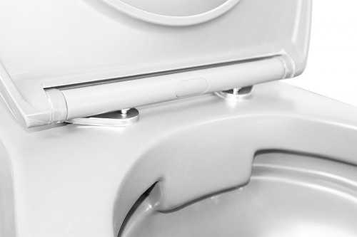 Унитаз Azario Keras white AZ-99046W подвесной цвет Белый с сиденьем Микролифт