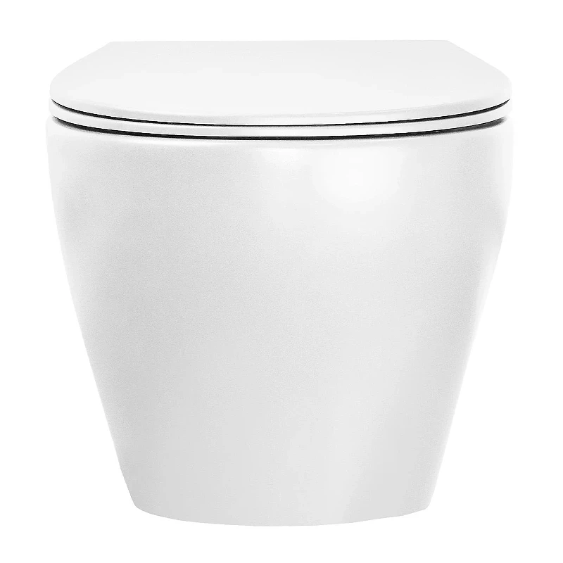 Унитаз Azario Keras white AZ-99046W подвесной цвет Белый с сиденьем Микролифт