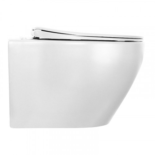 Унитаз Azario Keras white AZ-99046W подвесной цвет Белый с сиденьем Микролифт