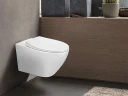Унитаз Azario Keras white AZ-99046W подвесной цвет Белый с сиденьем Микролифт