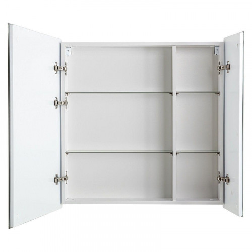 Зеркальный шкаф Art&amp;Max Merano 80 R AM-Mer-800-800-2D-R-DS-F с подсветкой цвет Белый