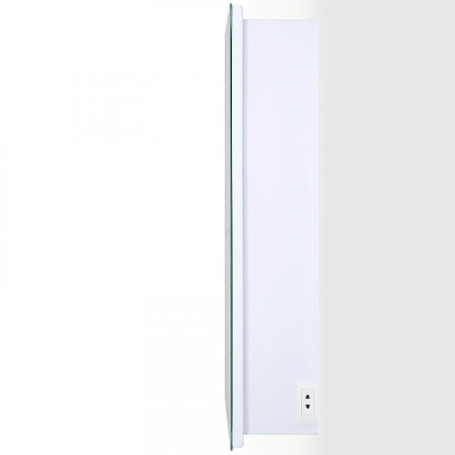 Зеркальный шкаф Art&amp;Max Merano 80 R AM-Mer-800-800-2D-R-DS-F с подсветкой цвет Белый