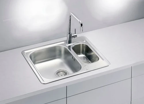 Кухонная мойка Alveus Line 50 NAT-90 615x500 1065676 Натуральная сталь нержавеющая сталь встраиваемый