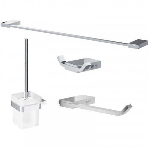 Набор аксессуаров для ванной Black&White Gravity GA-7720C 7720C Хром