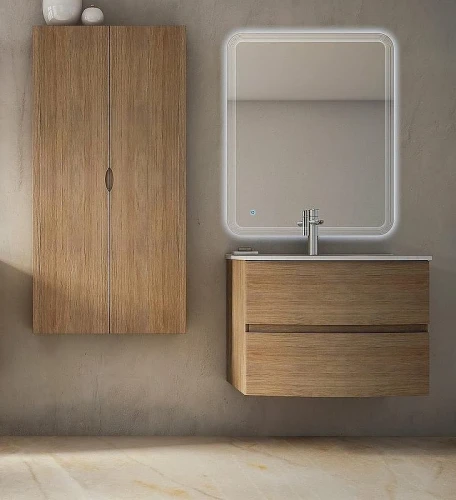 Тумба под раковину Cezares Dalila 75 54706 подвесная Rovere tabacco