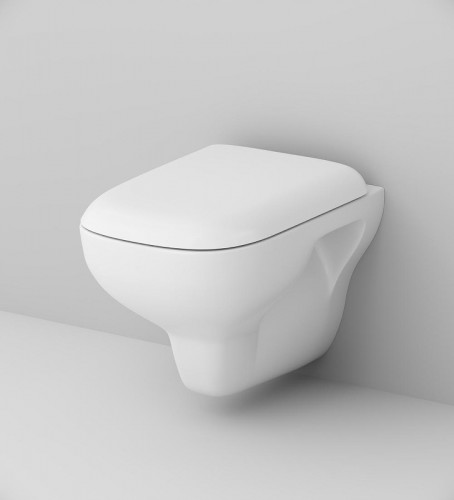 Унитаз AM.PM Like C801700SC подвесной Белый глянец с сиденьем Микролифт