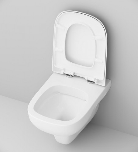 Унитаз AM.PM Like C801700SC подвесной Белый глянец с сиденьем Микролифт