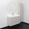 Тумба с раковиной Comforty Мадрид 100 00-00021783 подвесная цвет Серый шелк