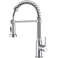 Смеситель для кухни Aquatek Европа AQ1387CR Хром латунь