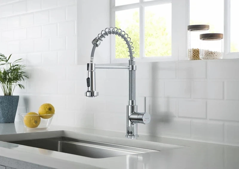Смеситель для кухни Aquatek Европа AQ1387CR Хром латунь