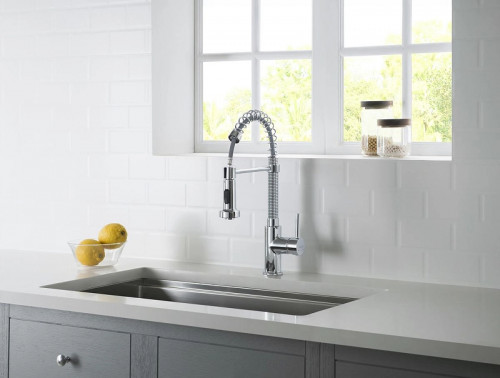 Смеситель для кухни Aquatek Европа AQ1387CR Хром латунь