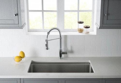 Смеситель для кухни Aquatek Европа AQ1387CR Хром латунь