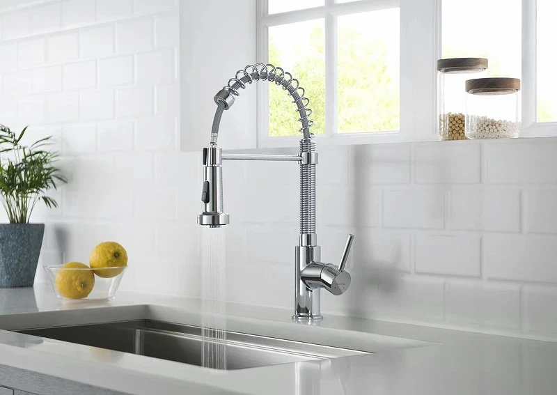 Смеситель для кухни Aquatek Европа AQ1387CR Хром латунь