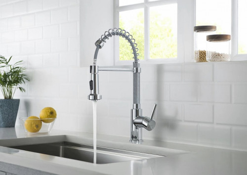 Смеситель для кухни Aquatek Европа AQ1387CR Хром латунь