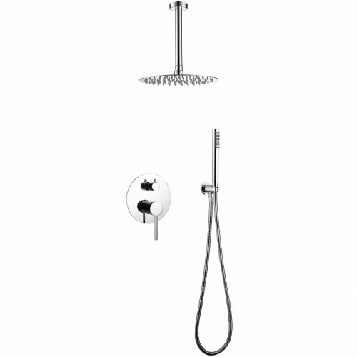 Душевая система Abber Emotion AF8821 Хром латунь встраиваемый