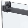 Душевая дверь Vincea Como Soft 120 VDS-1CS120CLGM профиль Вороненая сталь стекло прозрачное
