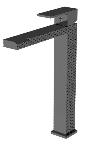 Смеситель для раковины Knotlor Stable KN-24/GMP цвет Вороненая сталь