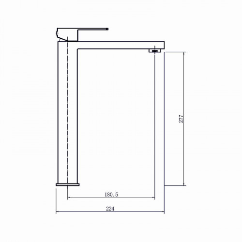 Смеситель для раковины Fashun A51217 цвет Сатин