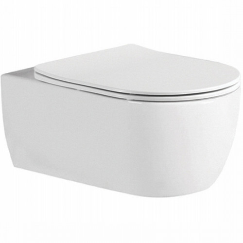 Унитаз Aquatek Европа AQ1106L-00 подвесной с сиденьем Микролифт фарфор подвесной