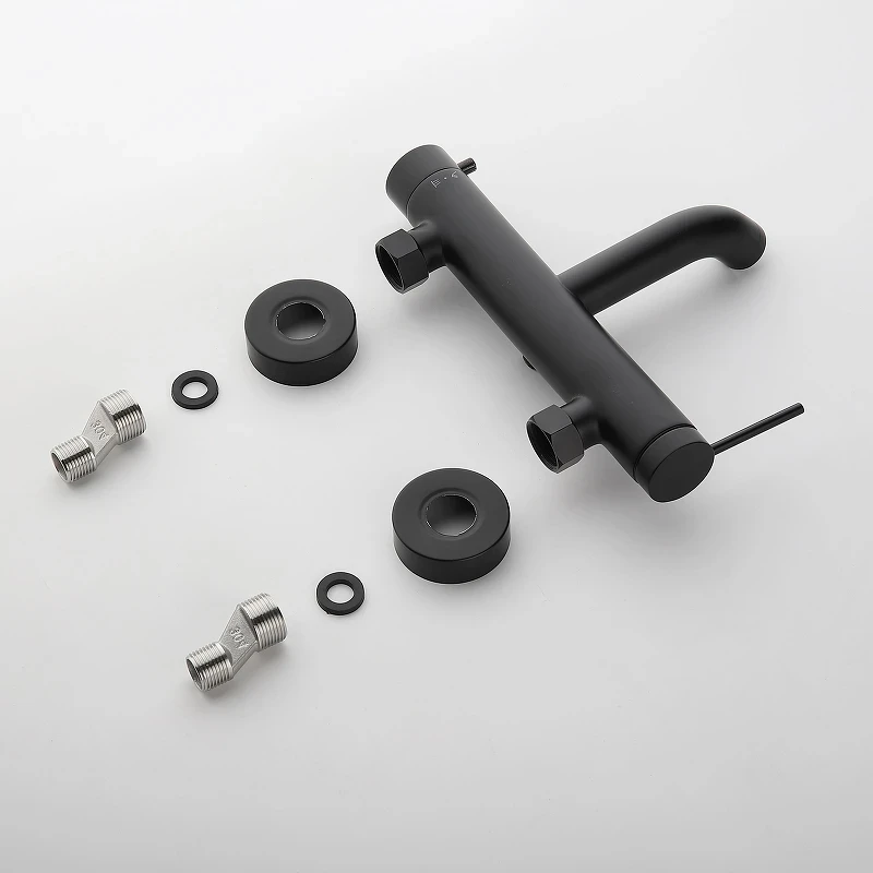 Смеситель для ванны Abelsberg Fluida ERF22516MB цвет Вулканический черный