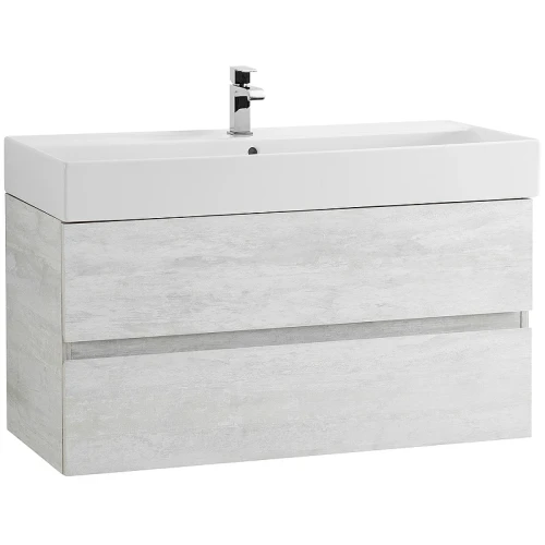 Тумба под раковину Cezares Molveno 46 100 MOLVENO 46-100-2C-SO-LB подвесная Legno Bianco МДФ / ЛДСП