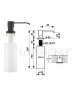 Кухонная мойка Wisent 50 WGS35050BT/WGER019B/W405B цвет Графит