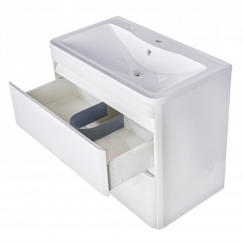 Тумба под раковину Style Line Атлантика Люкс Plus 60 СС-00002206 подвесная Антискрейч МДФ / ЛДСП