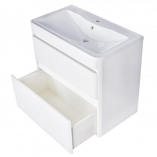 Тумба под раковину Style Line Атлантика Люкс Plus 60 СС-00002206 подвесная Антискрейч МДФ / ЛДСП