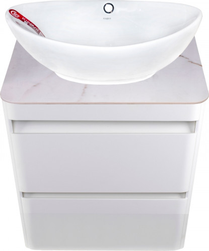 Тумба под раковину Style Line Атлантика Люкс Plus 60 СС-00002206 подвесная Антискрейч МДФ / ЛДСП