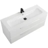 Тумба под раковину Cezares Eco-Cer-N 120 ECO-CER-N-1200-2C-SO-BO подвесная Bianco Opaco без ручек МДФ / ЛДСП