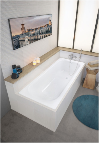 Смеситель для ванны Jacob Delafon Cuff E45532-CP Хром латунь на стену