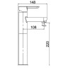 Смеситель для раковины Laparet Legna Plus N3014402LPT Хром латунь
