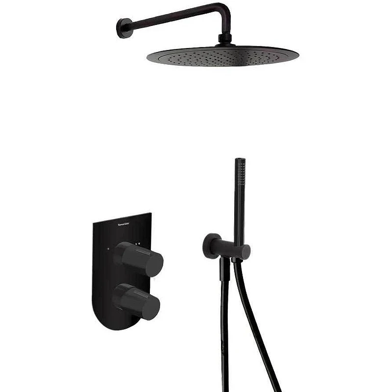 Душевая система Ramonsoler Tzar K3415021NM Черная матовая