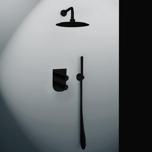 Душевая система Ramonsoler Tzar K3415021NM Черная матовая