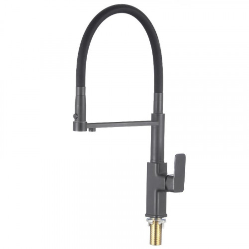 Смеситель для кухни Savol S-L1808Q-01 цвет Графит Черный