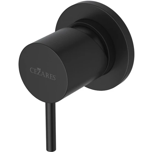 Смеситель для душа Cezares Leaf LEAF-DIM-L-NOP Черный матовый латунь встраиваемый