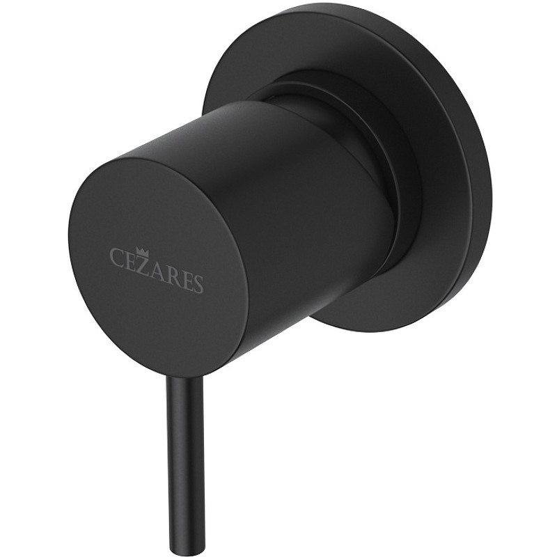 Смеситель для душа Cezares Leaf LEAF-DIM-L-NOP Черный матовый латунь встраиваемый