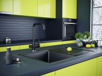 Смеситель для кухни Paulmark Logas Lo213021-401TB Антрацит