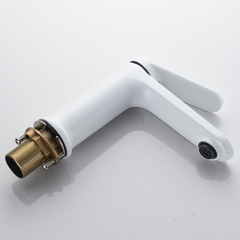 Смеситель для раковины Shevanik S43C S4301C цвет Белый