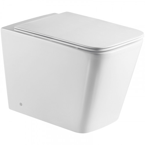 Унитаз WeltWasser Gelbach 002 GL-WT 10000003664 приставной Белый глянец с сиденьем Микролифт фаянс приставной