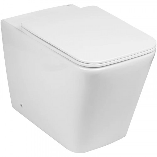Унитаз WeltWasser Gelbach 002 GL-WT 10000003664 приставной Белый глянец с сиденьем Микролифт фаянс приставной