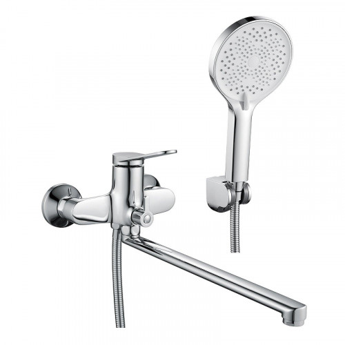 Смеситель для ванны Shevanik S6222 универсальный цвет Хром