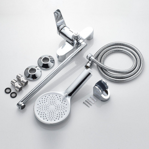 Смеситель для ванны Shevanik S6222 универсальный цвет Хром