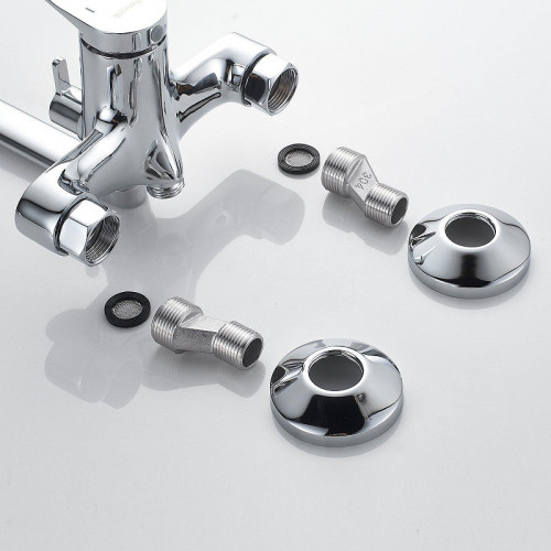 Смеситель для ванны Shevanik S6222 универсальный цвет Хром