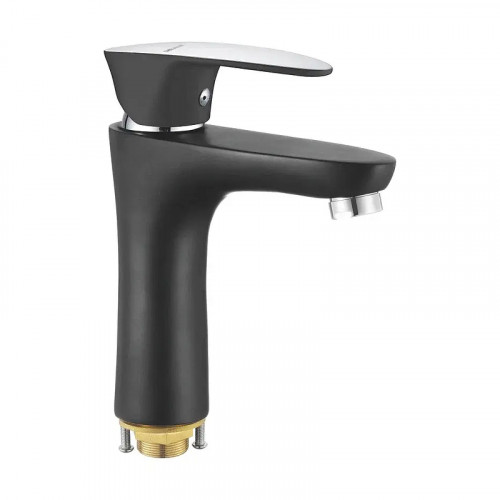 Смеситель для раковины Shevanik S9801H цвет Черный Хром