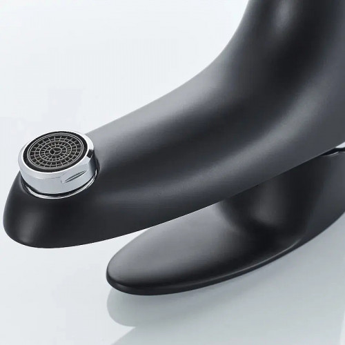 Смеситель для раковины Shevanik S9801H цвет Черный Хром