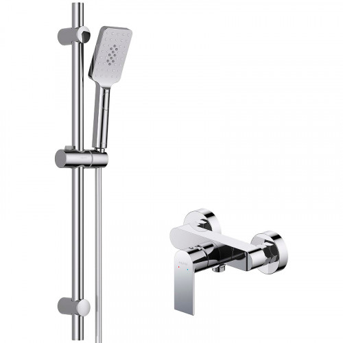 Смеситель для душа Aquatek Лира AQ1432CR Хром латунь на стену