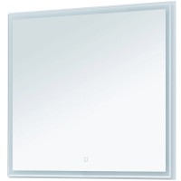 Зеркало Aquanet Nova Lite 90 242264 с подсветкой Белое МДФ / ЛДСП, стекло