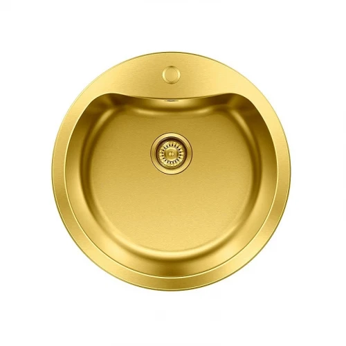 Кухонная мойка Seaman Eco Roma 51 SMR-510A-GS.A цвет Золото сатин