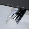 Душевая система WasserKRAFT Thermo A11401 с термостатом Черная матовая Хром латунь на стену